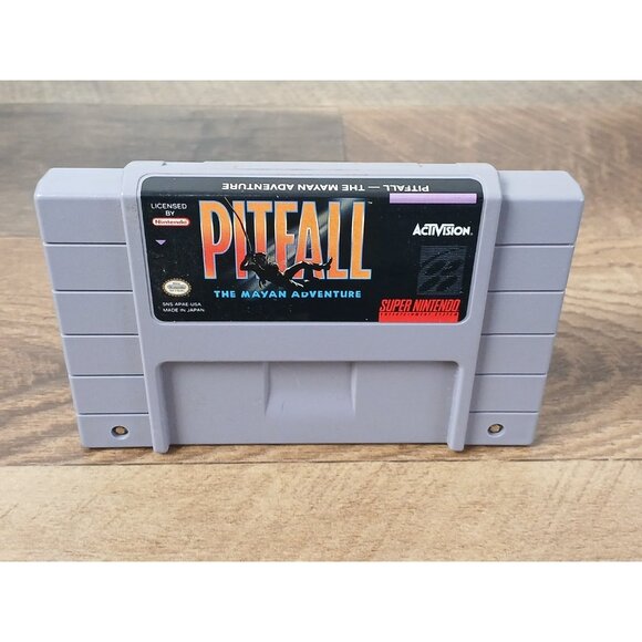 Pitfall: The Mayan Adventure (Super Nintendo Entertainment System, 1994) SNES - Picture 1 of 2